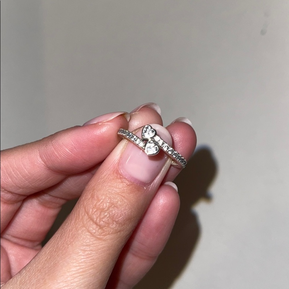 Pandora Two Heart Ring